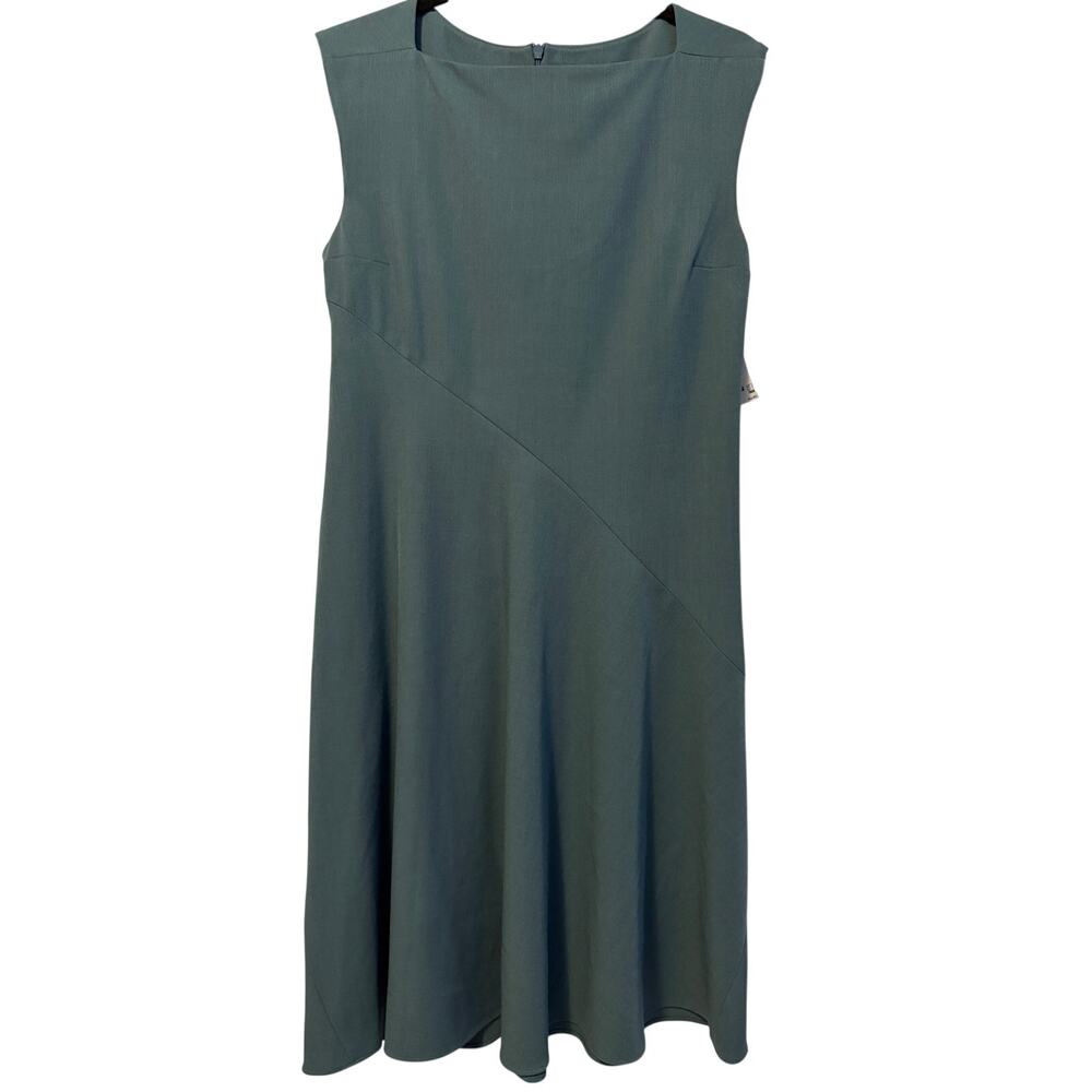 MM. Lafleur Pauline A Line Dress Blue Teal Green Sleeveless Women's Sz 6